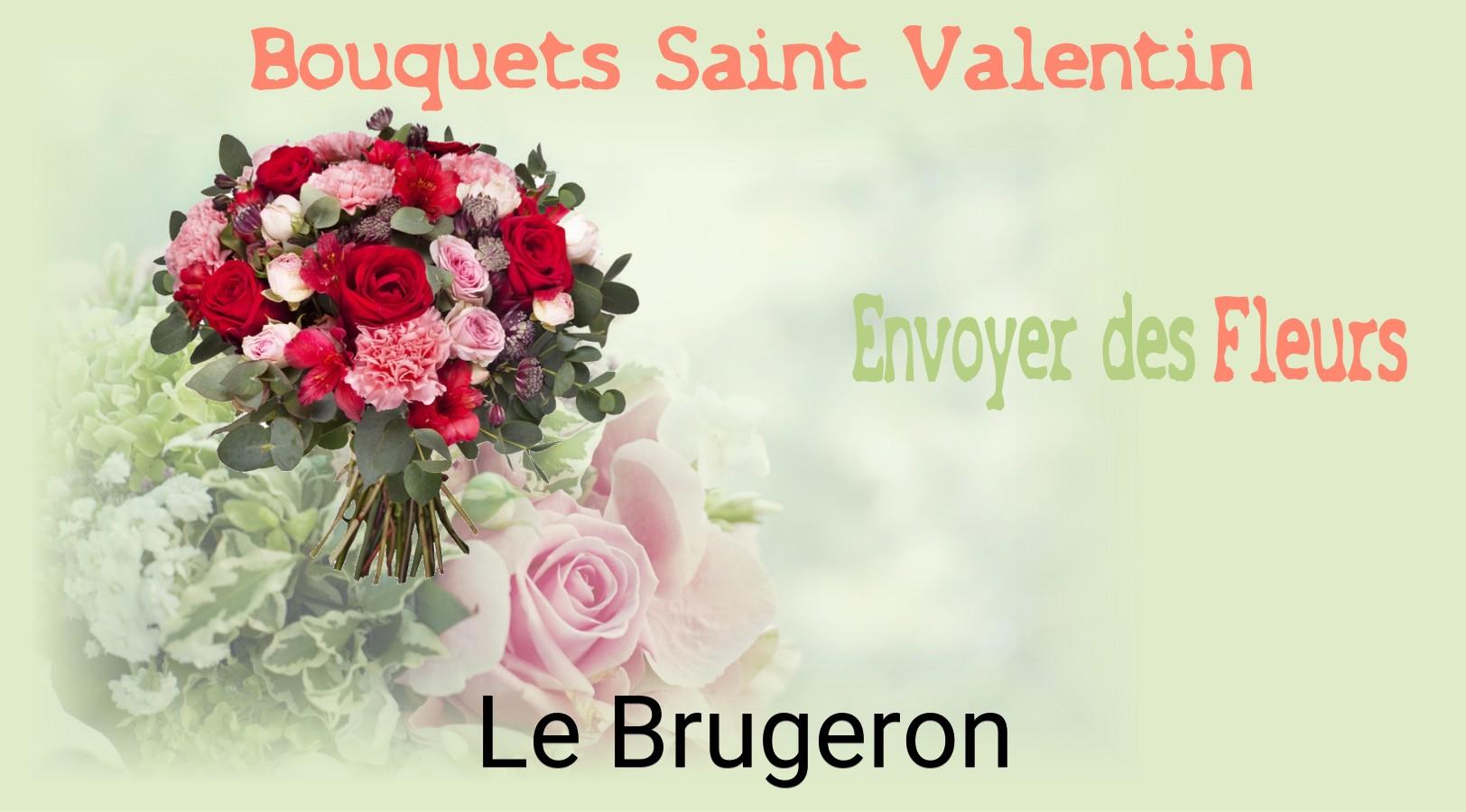 Roses de Saint-Valentin livrées à Le Brugeron